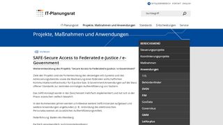 
                            7. SAFE-Secure Access to Federated e-Justice / e ... - IT-Planungsrat