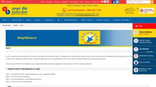 
                            5. Safe-T - Andhra Bank