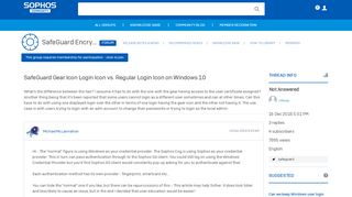 
                            12. SafeGuard Gear Icon Login Icon vs. Regular Login Icon on Windows ...