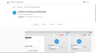 
                            8. SafeInCloud Password Manager - Google Chrome
