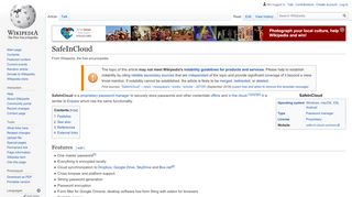 
                            13. SafeInCloud - Wikipedia