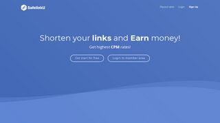 
                            1. SafelinkU | Shorten Your Link And Earn Money