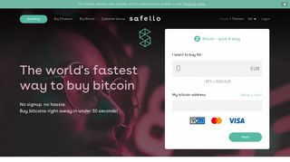 
                            11. Safello | Bitcoin, safe and simple