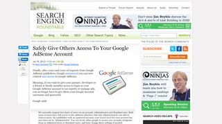 
                            9. Safely Give Others Access To Your Google AdSense Account