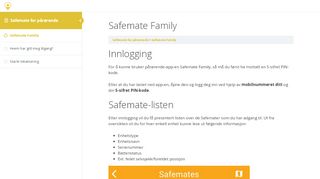 
                            3. Safemate Family – Safemate e-læring