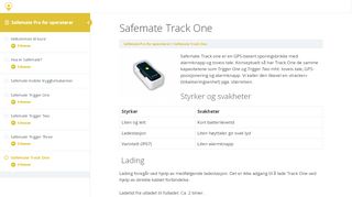 
                            7. Safemate Track One – Safemate e-læring
