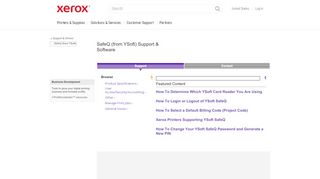 
                            12. SafeQ (from YSoft) Support - Xerox