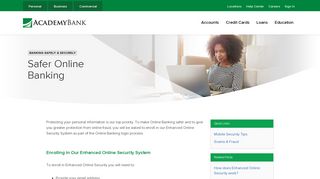 
                            8. Safer Online Banking | Academy Bank