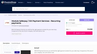 
                            7. Saferpay / SIX Payment Services - Recurring payments