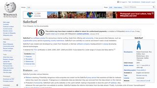 
                            5. SaferSurf - Wikipedia