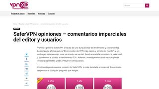 
                            13. SaferVPN opiniones - comentarios imparciales del editor y usuarios