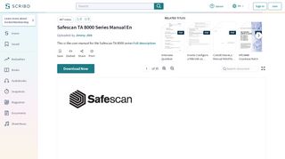 
                            10. Safescan TA 8000 Series Manual En | Ip Address | Computer Network