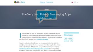 
                            11. Safest Encrypted Messaging Apps for Android & iOS | AVG