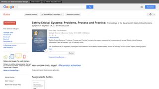 
                            6. Safety-Critical Systems: Problems, Process and Practice: Proceedings ...