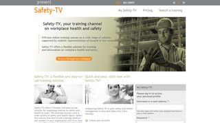 
                            3. Safety-TV: a flexible and easy-to-use training solution