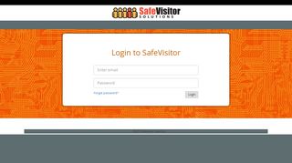 
                            6. SafeVisitor Solutions - Please Login
