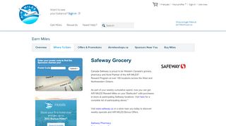 
                            11. Safeway Grocery - AIR MILES -