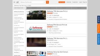 
                            8. Safeway TPA Services in Delhi - Justdial