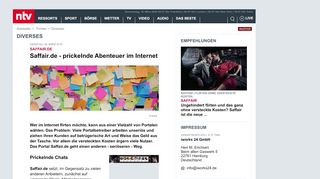 
                            8. Saffair.de | Online chatten und Spaß haben - Firmen n-tv.de