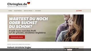 
                            5. Sag hallooh zu unseren christlichen Singles | Chringles.de