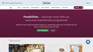 
                            11. Saga Possibilities membership programme