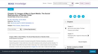 
                            6. SAGE Books - Images of Men in Sport Media: The Social ...