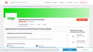 
                            11. Sage Business Cloud Accounting Reviews 2018 | G2 Crowd