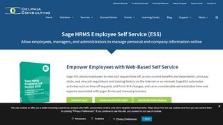 
                            13. Sage Employee Self Service (ESS) - Delphia Consulting