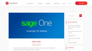 
                            13. Sage One – Como o podemos ajudar hoje? - Facestore