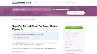 
                            9. Sage Pay Form & Direct For Easier Online Payments - WooCommerce ...