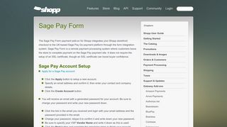 
                            12. Sage Pay Form - Documentation » Documentation — The Official User ...