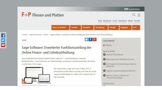 
                            9. Sage Software: Erweiterter Funktionsumfang der Online Finanz- und ...