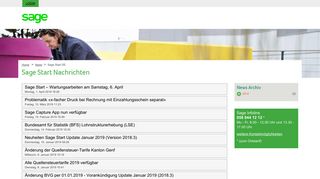 
                            2. Sage Start - mySage - Sage Schweiz AG