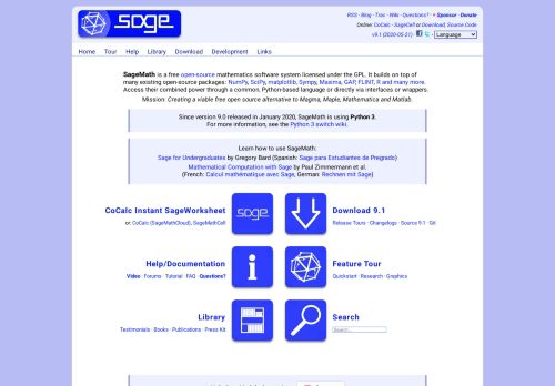 
                            2. SageMath - Open-Source Mathematical Software System