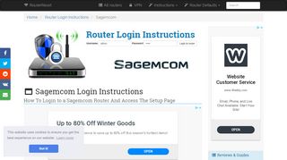 
                            1. Sagemcom Login: How to Access the Router Settings | ...