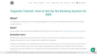 
                            5. Sagenda Tutorial: How to Set Up the Booking System for B ...