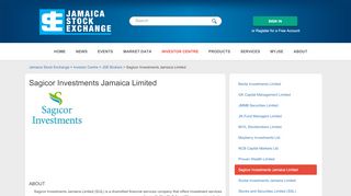 
                            8. Sagicor Investments Jamaica Limited - Jamaica Stock Exchange