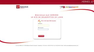 
                            4. SAHAM Assistance - HERMES - Login