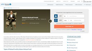 
                            10. Sahara Mutual Funds - PolicyBazaar