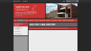 
                            11. SAHS Staff E-mail Directory - Souderton Area Senior High School
