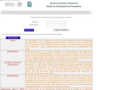 
                            2. SAI - Contraseña de Inicio - IMSS