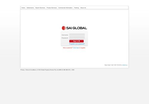 
                            5. SAI Global Property Login