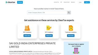 
                            7. SAI GOLD INDIA ENTERPRISES PRIVATE LIMITED - ClearTax