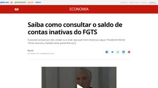 
                            10. Saiba como consultar o saldo de contas inativas do FGTS | Economia ...