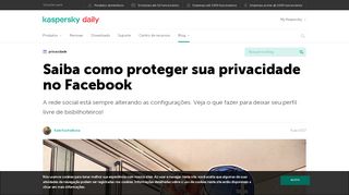 
                            13. Saiba como proteger sua privacidade no Facebook | Blog oficial da ...