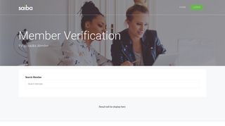 
                            5. SAIBA - Member Verification