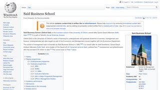 
                            13. Saïd Business School - Wikipedia