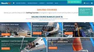 
                            5. Sailing Courses & Online Lessons - Learn To Sail Today with NauticEd!