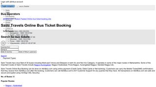 
                            6. Saini Travels Online Bus Ticket Booking - Upto Rs.100 Off + Rs.575 ...