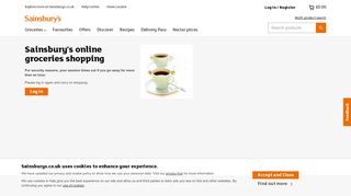 
                            2. Sainsbury's online groceries shopping